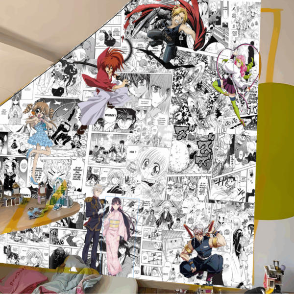 papier peint anime tours