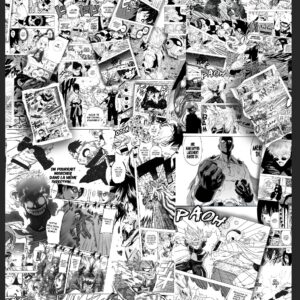 Papier peint manga intissé sur mesure – Impression HD+ pigmentaire boutique BE