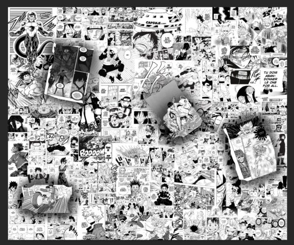 Papier peint manga intissé sur mesure – Impression HD+ pigmentaire boutique BE – Image 5