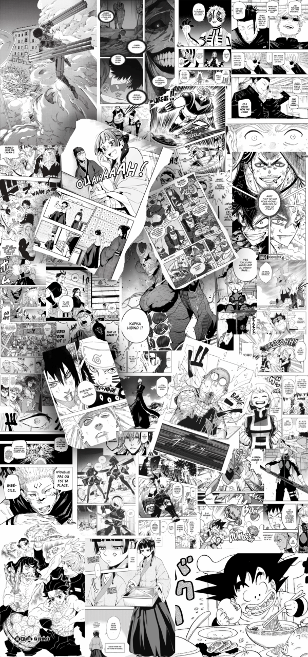 Papier peint manga intissé sur mesure – Impression HD+ pigmentaire boutique BE – Image 3