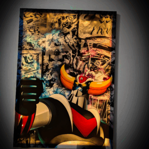 Tableau Goldorak – Poing de Justice (Classique ou LED) 70x50