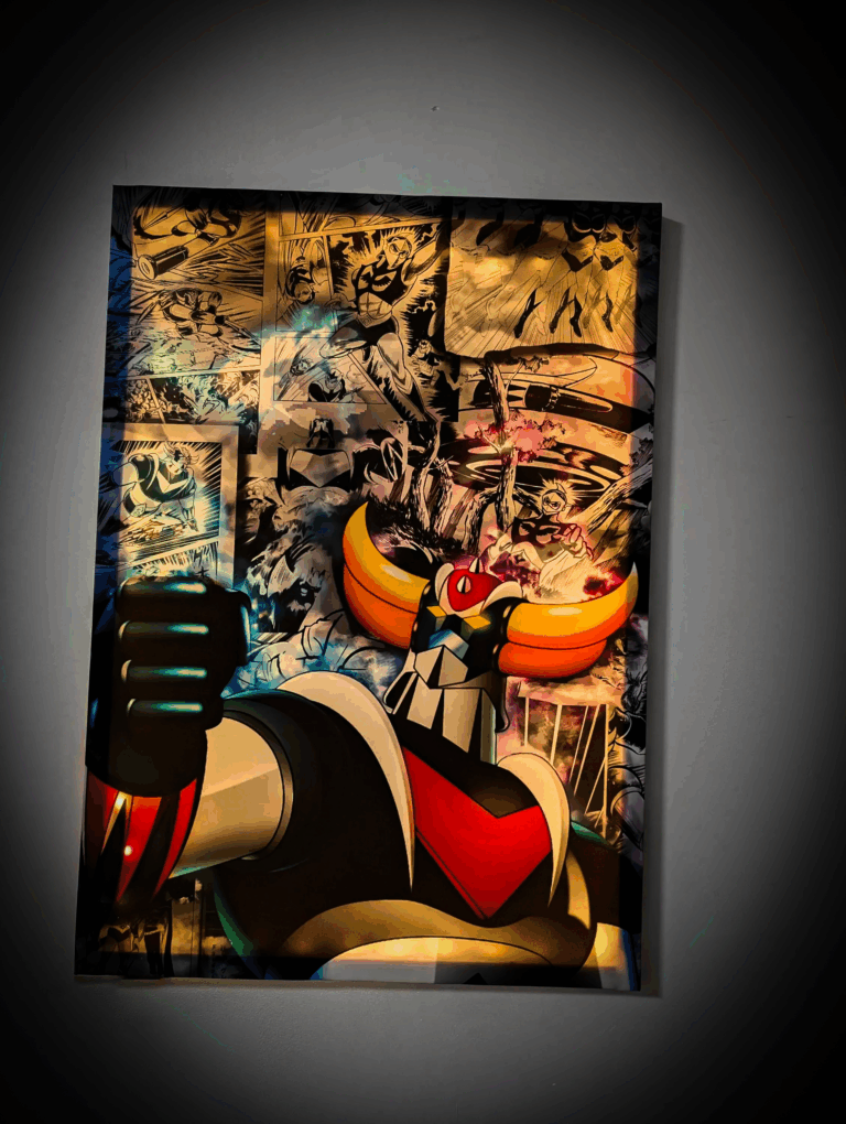 Tableau Goldorak – Poing de Justice (Classique ou LED) 70x50